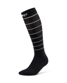 Women's CEP Pro Run Reflective Tall Compression Socks. Black.