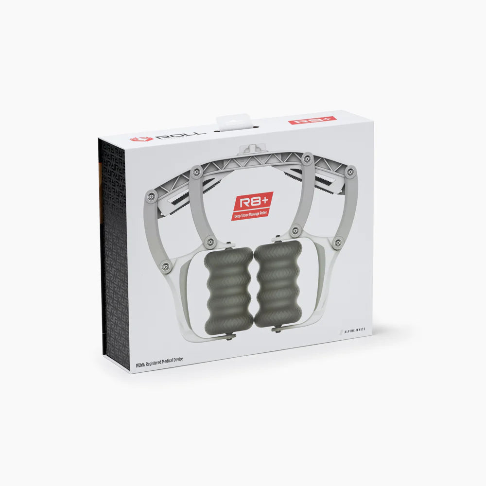 R8 Plus Deep Tissue Massage Roller | White
