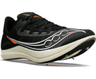 Saucony Terminal VT track spike in Black/Vizi, lateral view