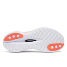 Women's Saucony Endorphin Trainer. Aster/Marine. Outsole view.