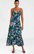 Gretchen Scott | Sway and Twirl English Garden Spag Strap Midi | Women's