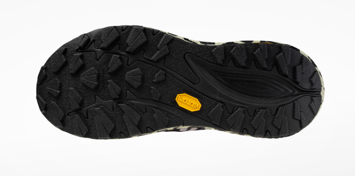 Mizuno Neo Accera. Black/White pattern. Bottom view.