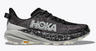 Men's Hoka Speedgoat 6 in Black/Stardust, alternate product view.
