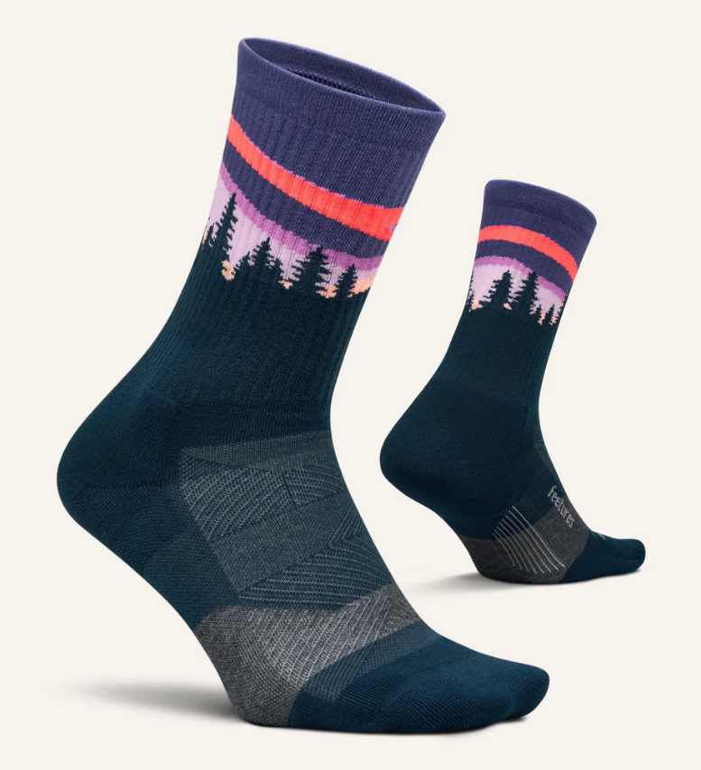 Feetures Elite Max Cushion Mini Crew Trail.