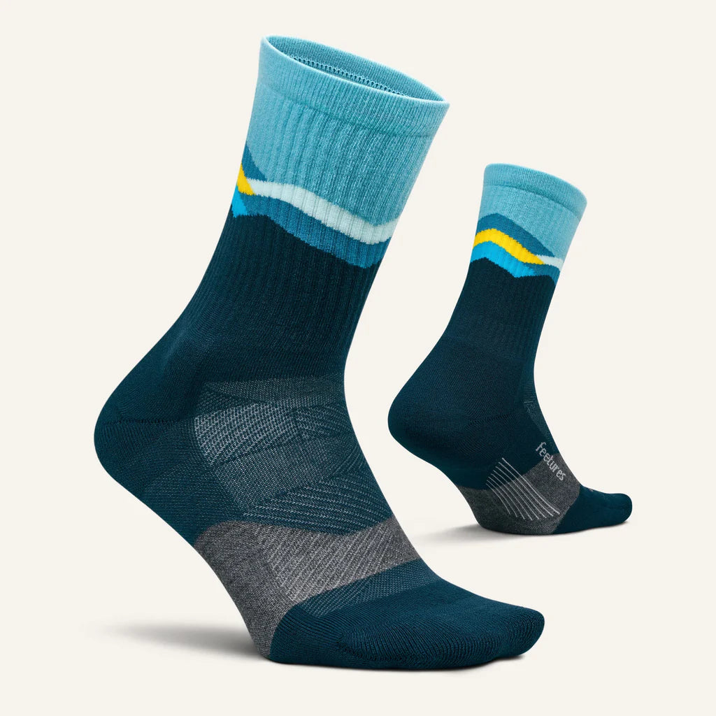 Feetures Elite Max Cushion Mini Crew Trail.