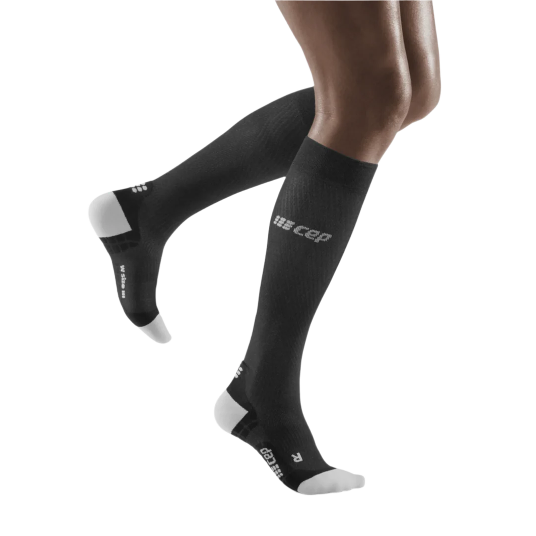 CEP Ultralight Tall Compression Socks Women's Black/Light Grey product image