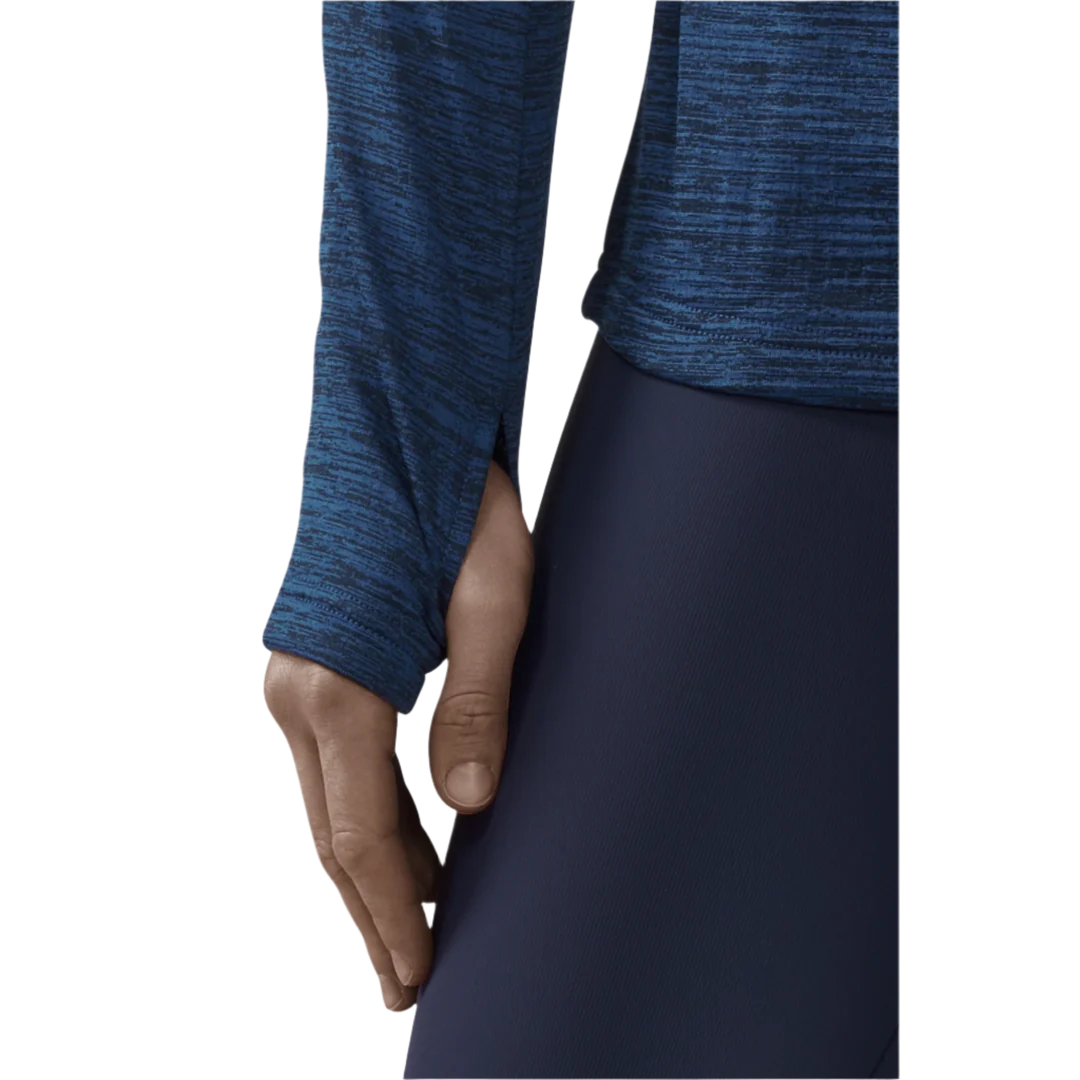 CEP Winter Run Quarter Zip Pullover Women's Dark Blue Melange product image
