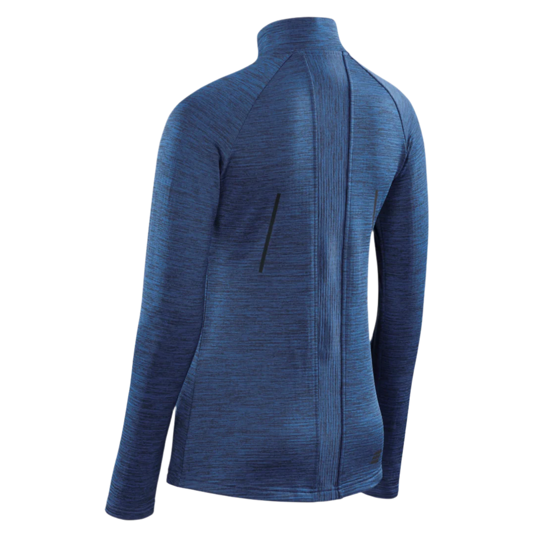 CEP Winter Run Quarter Zip Pullover Women's Dark Blue Melange product image
