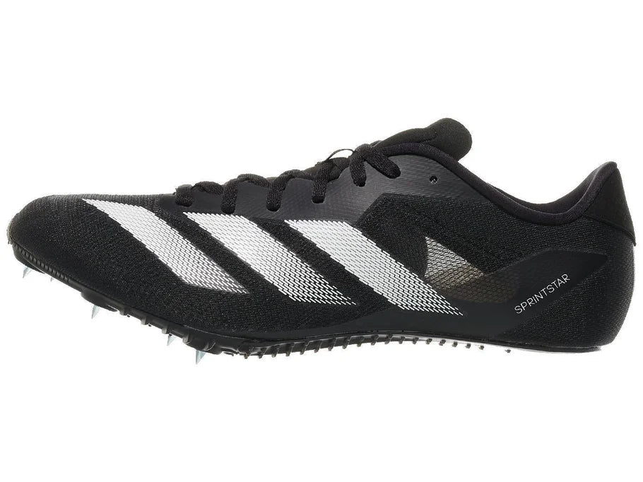 Adidas SprintStar. Black. Lateral view.