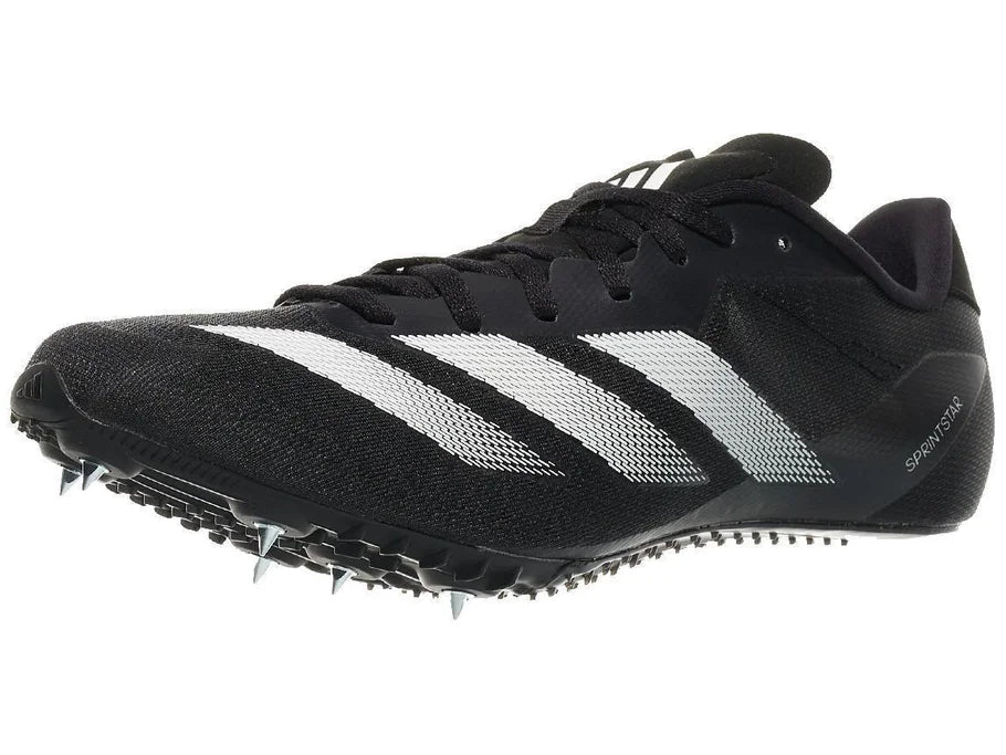 Adidas SprintStar. Black. Lateral view.