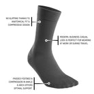 CEP Allday Compression Mid Cut Socks Women's Grey product image