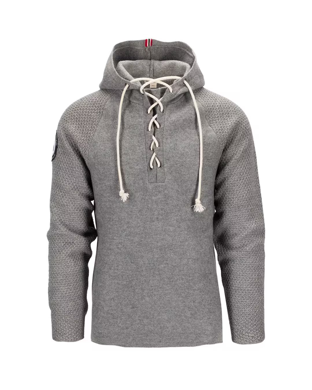 Amundsen Boiled Wool Laced Hoodie Men's