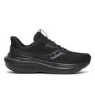 Saucony Echelon 11 men's running shoe in Triple Black, lateral view
