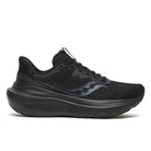 Saucony Echelon 11 women's running shoe in Triple Black, lateral view