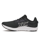 Saucony Kilkenny XC 10 in Black/White – medial view.