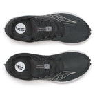 Saucony Kilkenny XC 10 in Black/White – top view.