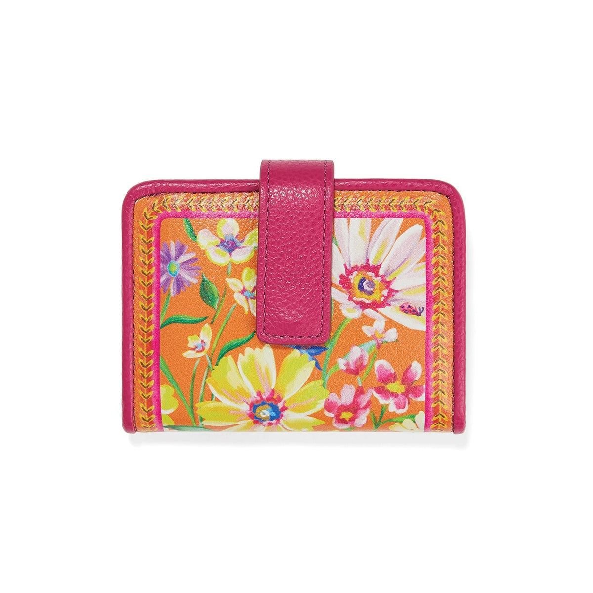 Brighton French Garden Small Wallet in multicolor leather