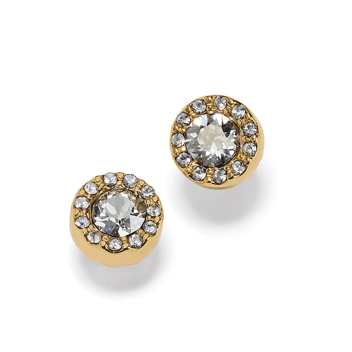 Brighton Illumina Solitaire Post Earrings in Gold