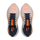Men's Brooks Adrenaline GTS 25 in White/Spellbound/Orange – top view