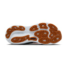 Men's Brooks Adrenaline GTS 25 in White/Spellbound/Orange – outsole view