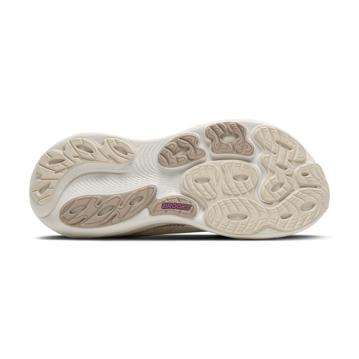 Women's Brooks Adrenaline GTS 25 in Coconut/Argyle – outsole view