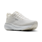Women's Brooks Adrenaline GTS 25 in White/White/Silver – angle view