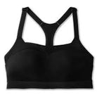 Women's Brooks Dare Racerback. Black. Front view.