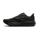 Brooks Ghost 18 men's running shoe in Black/Black/Ebony — medial view
