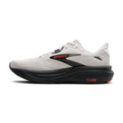 Brooks Ghost 18 men's running shoe in Coconut/Pearl/Tigerlily — medial view