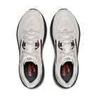 Brooks Ghost 18 men's running shoe in Coconut/Pearl/Tigerlily — top view