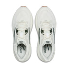 Brooks Ghost 18 men's running shoe in Grey/Spruce/Tan — top view