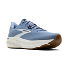 Brooks Ghost 18 men's running shoe in Rain Washed/Navy/Coconut — angled view