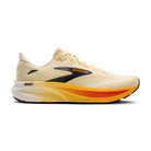 Brooks Ghost 18 men's running shoe in Rutabaga/Tigerlily/Orange — lateral view
