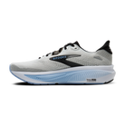 Brooks Ghost 18 men's running shoe in White/Black/Open Air — medial view