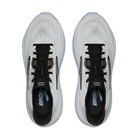 Brooks Ghost 18 men's running shoe in White/Black/Open Air — top view