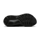 Brooks Ghost 18 women's running shoe in Black/Black/Ebony — outsole view