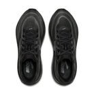 Brooks Ghost 18 women's running shoe in Black/Black/Ebony — top view