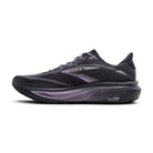 Brooks Ghost 18 women's running shoe in Ebony/Folkstone/Metallic — medial view