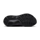 Brooks Ghost 18 women's running shoe in Ebony/Folkstone/Metallic — outsole view