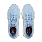 Brooks Ghost 18 women's running shoe in Nantucket/Tigerlily/Coconut — top view