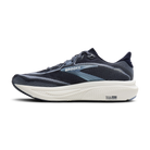 Brooks Ghost 18 women's running shoe in Navy/Rain Washed/Coconut — medial view