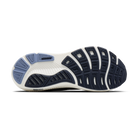Brooks Ghost 18 women's running shoe in Navy/Rain Washed/Coconut — outsole view