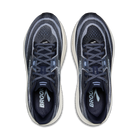 Brooks Ghost 18 women's running shoe in Navy/Rain Washed/Coconut — top view