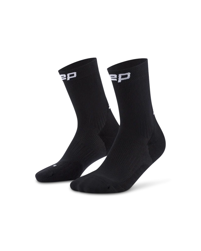 CEP Core Run Mid Cut Socks 5.0. Black.
