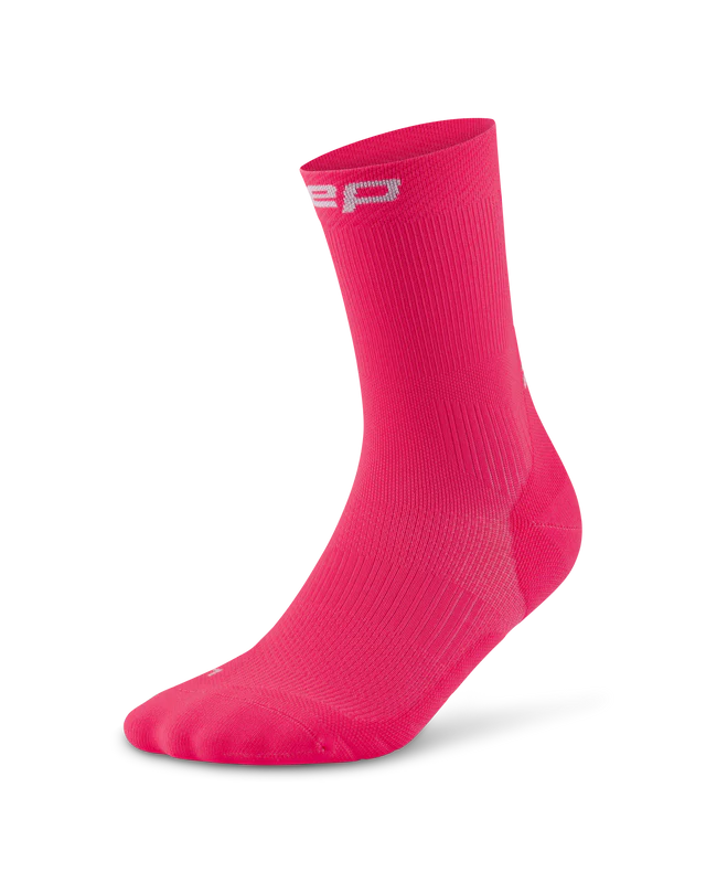 CEP Core Run Mid Cut Socks 5.0. Pink.