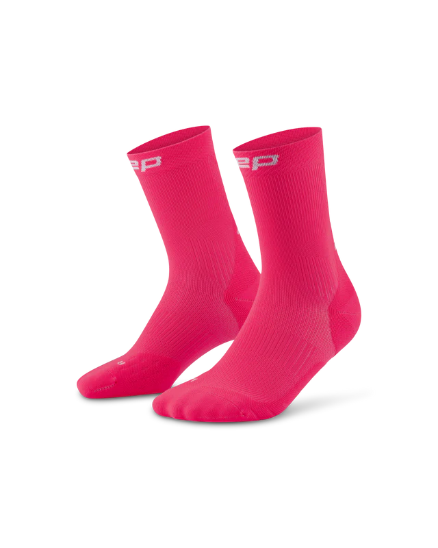 CEP Core Run Mid Cut Socks 5.0. Pink.