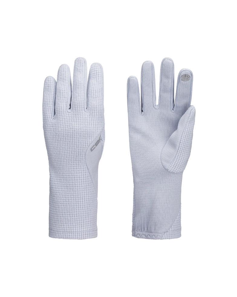 CEP Core Run Thermal Gloves. Light Blue.