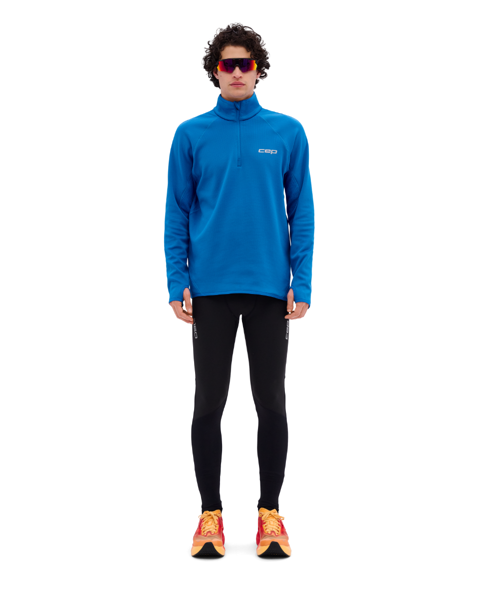 CEP Core Run Thermal Zip Long Sleeve Men's Blue