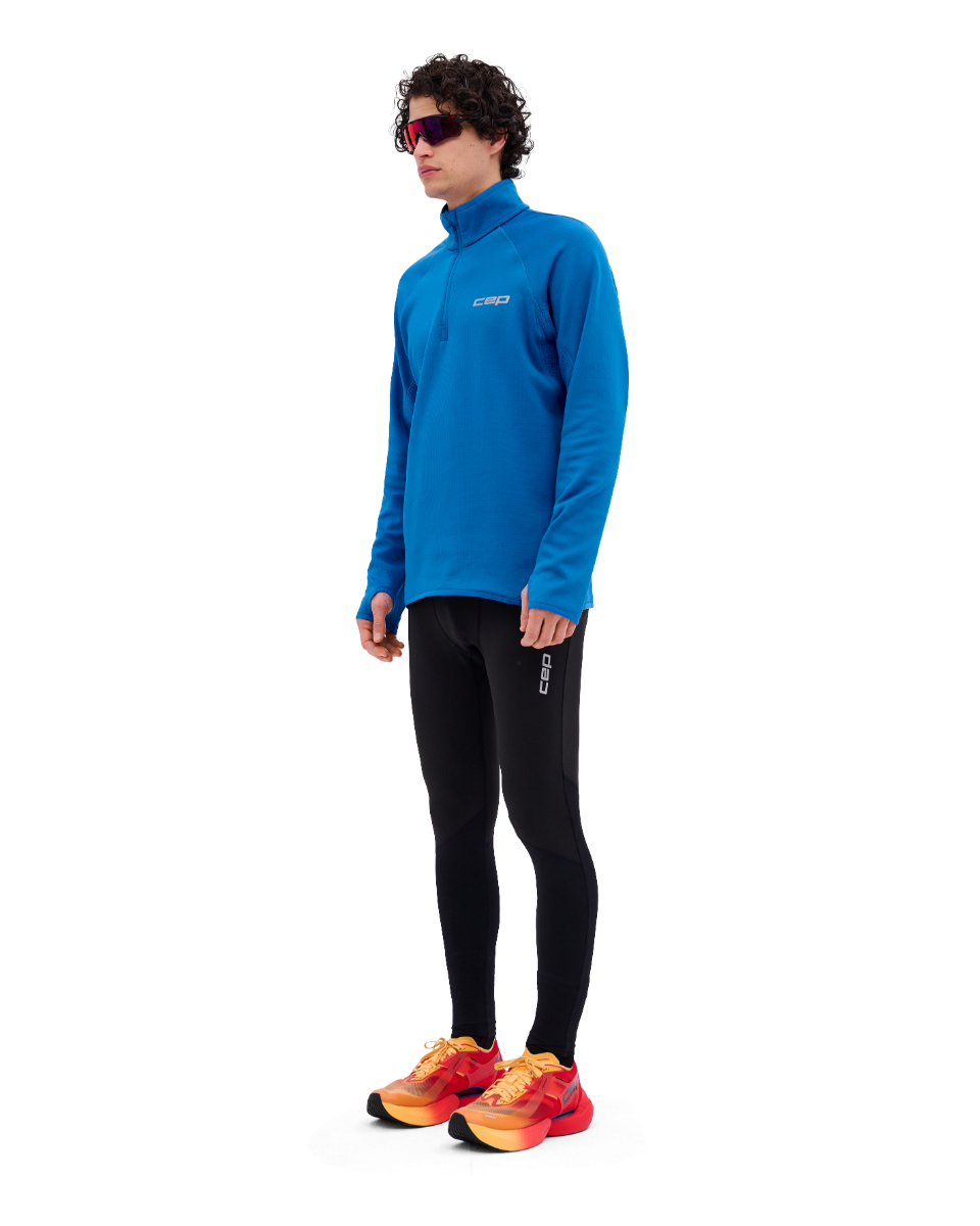 CEP Core Run Thermal Zip Long Sleeve Men's Blue product image