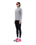 CEP Core Run Thermal Zip Long Sleeve Women's Grey product image